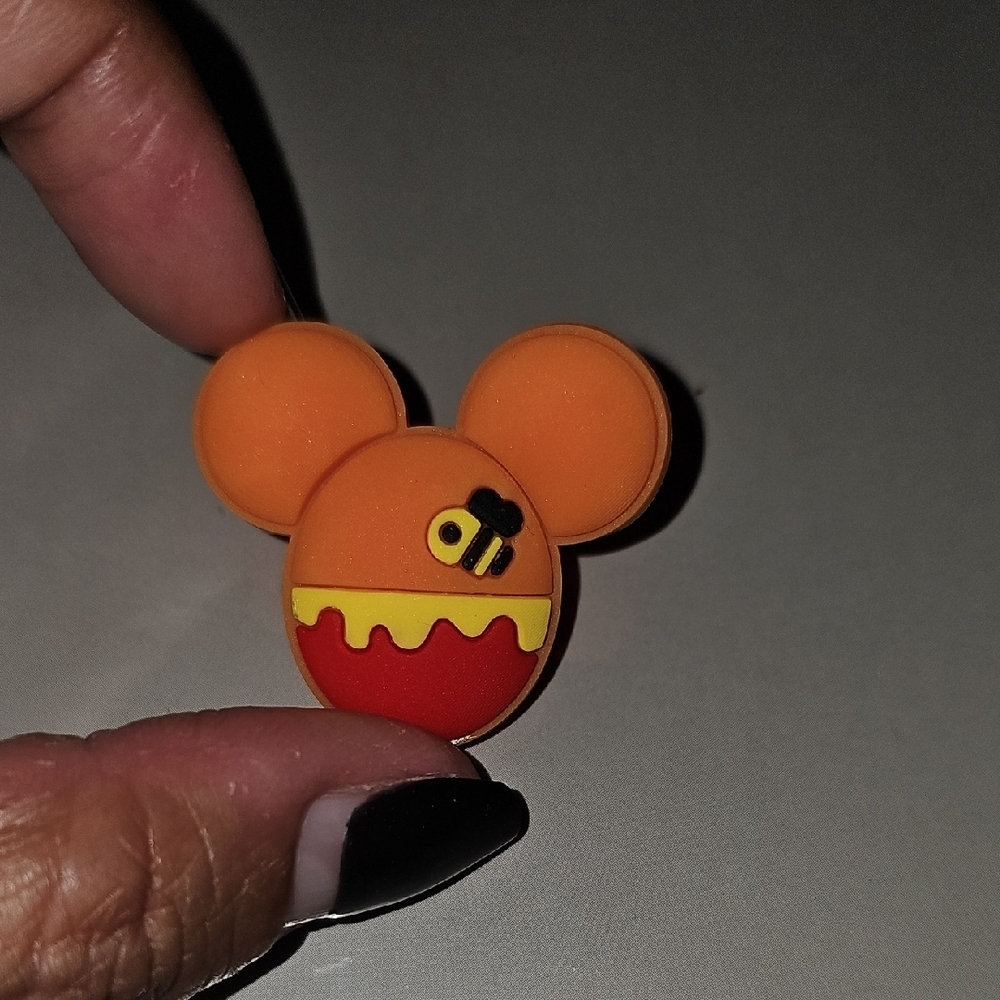 Winnie The Poo Mickey Mouse Shaped  Balloon Croc Shoe Charm